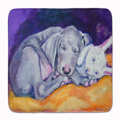 Caroline's Treasures 7354RUG Weimaraner Snuggle Bunny Floor Mat, 19" x 27", Multicolor