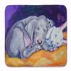 Caroline's Treasures 7354RUG Weimaraner Snuggle Bunny Floor Mat, 19" x 27", Multicolor view 1