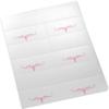 Decadent Flourish Printable Place Cards, Ruby Red (Choose Color), Set of 60 (10 Sheets), Laser & Inkjet Printers - Wedding, Party, Dinner, and Special Events - Made in the USA view 3