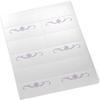 Intertwined Star of David Flourish Jewish Printable Place Cards, Eggplant (Choose Color), Set of 60 (10 Sheets), Laser & Inkjet Printers - Wedding, Party, Dinner, and Special Events view 3