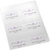 Intertwined Star of David Flourish Jewish Printable Place Cards, Eggplant (Choose Color), Set of 60 (10 Sheets), Laser & Inkjet Printers - Wedding, Party, Dinner, and Special Events view 4