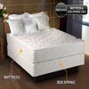 Dream Solutions USA Legacy King Size (76"x80"x8") Mattress and Box Spring Set - Fully Assembled, Good for Your Back, Long Lasting and 2 Sided view 3