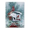 Christmas Cardinals by Jenny Newland, 18x24-Inch Canvas Wall Art view 1