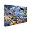 Sealife by Jenny Newland, 18x24-Inch Canvas Wall Art view 2
