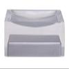 Base Z22280307 Cube 11x7x3 cm Soap Dish Accessories, Ceramic, 11 x 7 x 3 cm Grey view 1