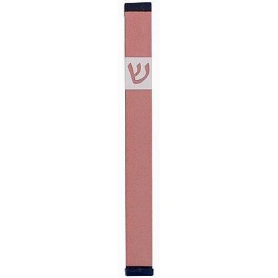 Baltinester Agayof Extra Large Classic Mezuzah with Shin 0.6 x 7 inches 1.5 X 16 cm - Pink