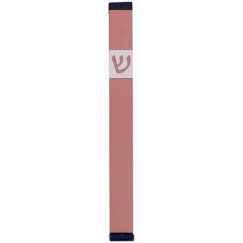 Baltinester Agayof Extra Large Classic Mezuzah with Shin 0.6 x 7 inches 1.5 X 16 cm - Pink