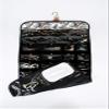 Angelina's Palace EZE Jewelry Hanger Organizer Hook Hanging Closet Jewelry Storage Roll Detachable 24 Earrings Ring Bars Protection 24 Bracelet Pouches Watches Pocket with Travel Bag(Lost in Paradise) view 2