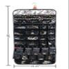 Angelina's Palace EZE Jewelry Hanger Organizer Hook Hanging Closet Jewelry Storage Roll Detachable 24 Earrings Ring Bars Protection 24 Bracelet Pouches Watches Pocket with Travel Bag(Lost in Paradise) view 3
