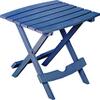 Adams QuikFold BlueStone Rectangular Polypropylene Folding Side Table view 1
