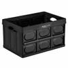 3-pack Instacrate Collapsible 12-gallon Storage Bin for Easy Storage (Black) view 1
