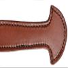 Congress Leather Pair of Brown Leather Double & Stitched Steamer Trunk Handle 101BRN view 3