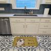 Caroline's Treasures BB1467RUG English Bulldog Spoiled Dog Lives Here Machine Washable Memory Foam Mat, Bathroom Rug, Non-Slip Bath Mat, Durable Thick Washable Rugs for Kitchen, Bathroom Quick Dry, D view 3