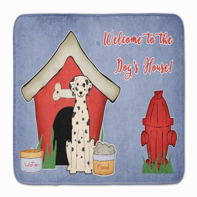 Caroline's Treasures BB2851RUG Dog House Collection Dalmatian Machine Washable Memory Foam Mat, Bathroom Rug, Non-Slip Bath Mat, Durable Thick Washable Rugs for Kitchen, Bathroom Quick Dry, Decorative