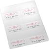 Intertwined Star of David Flourish Jewish Printable Place Cards, Ruby Red (Choose Color), Set of 60 (10 Sheets), Laser & Inkjet Printers - Wedding, Party, Dinner, and Special Events view 4