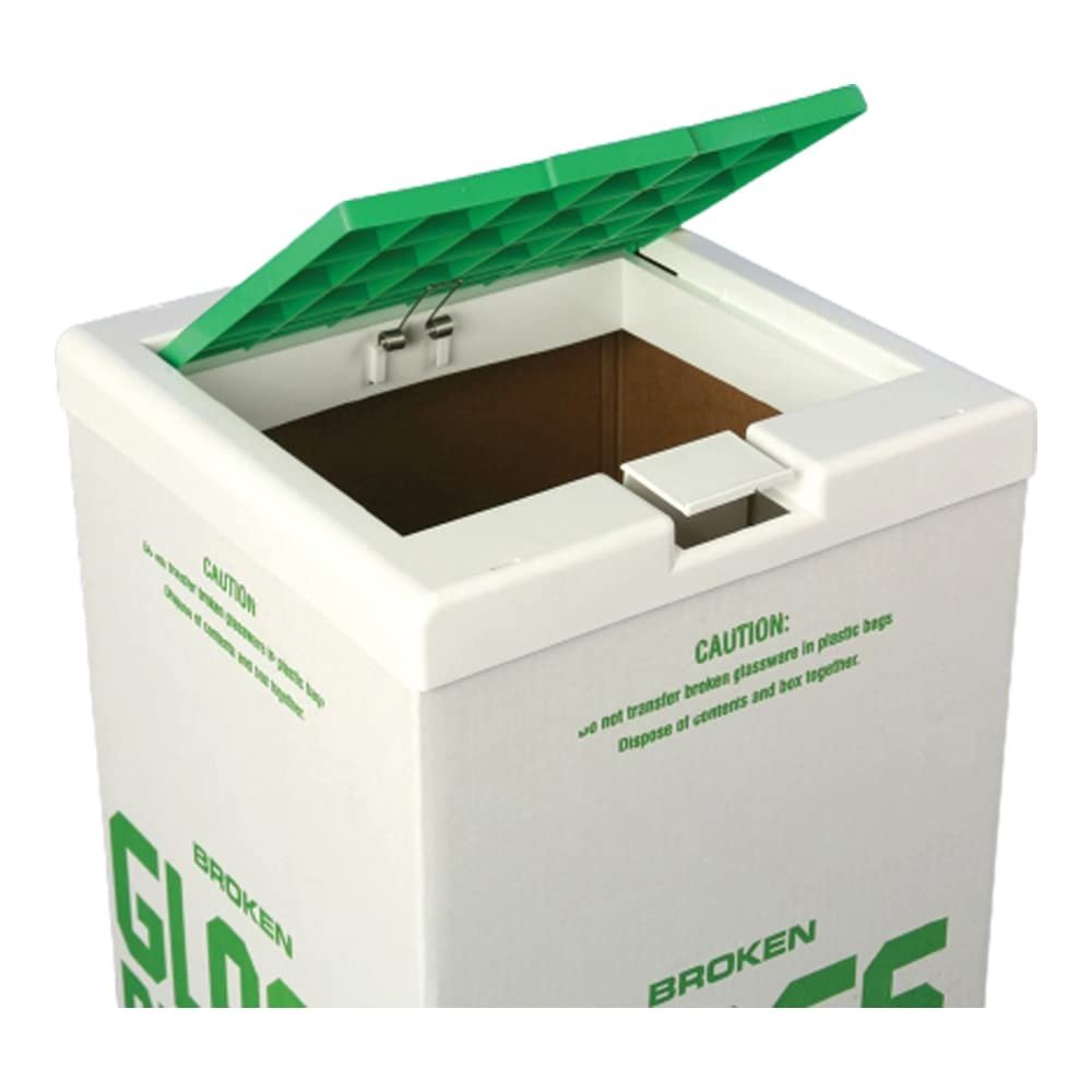 Bel-Art F13204-0001 Science Ware Spring-Activated Broken Glass Carton Cover 31.5 cm Length 31.5 cm Width (Pack of 8)