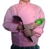 Chefskin Chef Jacket Pink Comfortable Soft + Free Che Hat, ITS THE best gift, KIDS and ADULTS view 3