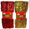 Christmas Decor - Tinsel Garlands, 50 ft. (Set of 2) (Red & Gold) view 1