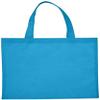 Reusable Convention - Conference Tote Bags Non Woven Bright Colors for Promotions, Aqua, Set of 100 view 1