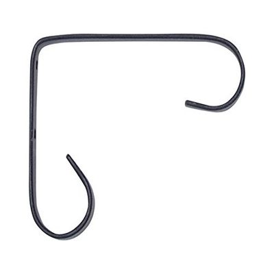 Panacea Products 85811 4 x 4 x 0.6 in. Dia.44; Steel Black Plant Bracket