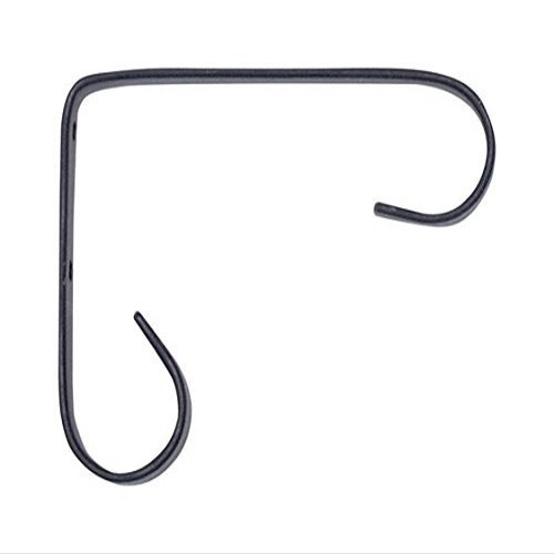 Panacea Products 85811 4 x 4 x 0.6 in. Dia.44; Steel Black Plant Bracket