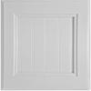 American Heartland Poplar TV Stand in Bright White view 2