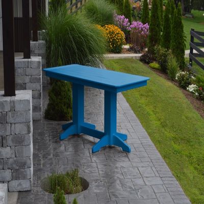 A & L Furniture Dining Table without Hole, Blue