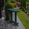 A & L Furniture Oval bar Table with 2" Umbrella Hole, Turf Green view 1