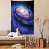 Ambesonne Galaxy Tapestry, Nebula in Outer Space Spiral Stardust Mist Cloud of Dust Planetarium Astronomy Art, Wall Hanging for Bedroom Living Room Dorm Decor, 60" X 80", Mauve Blue view 2