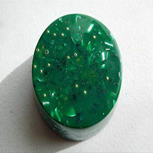 Emerald Green Tower Buster Orgone Generator Energy Accumulator 528Hz/7.83Hz/Advance Harmonics Many Beautiful Ingredients and Colors!! (Tower Buster, Emerald Green)