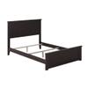 AFI Nantucket Full Solid Wood Foundation Bed with Charging Station in Espresso view 4