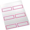 Double Line Border Printable Place Cards, Fuschia, Set of 60 (10 Sheets), Laser & Inkjet Compatible - Wedding, Party, Dinner, and Special Events - Made in the USA view 3