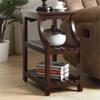 Acme Wasaki 2-Shelf Wooden End Table in Espresso view 2