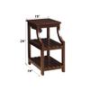 Acme Wasaki 2-Shelf Wooden End Table in Espresso view 3