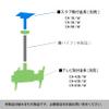 Hayami Kosan CH-500W CH Series Hanging Hardware Hanging Pipe (19.7-29.5 inches (500-750 mm) view 4