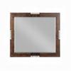 Acme Andria Rectangular Beveled Bedroom Mirror in Reclaimed Oak Wood view 1