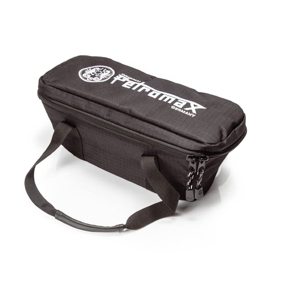Petromax Loaf Pan Transport Bag, Safe and Reinforced Padded Carry Tote with Pockets for Taking Your Cast Iron Bakeware to Parties or for Camping, Fits 2.5 Qt Loaf Pans
