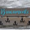 Coat Rack Rustic Wood Coat Rack With 5 Hooks view 3
