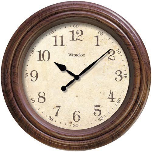 9.5 Round Wood Wall Clock