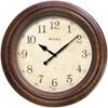 9.5 Round Wood Wall Clock view 1