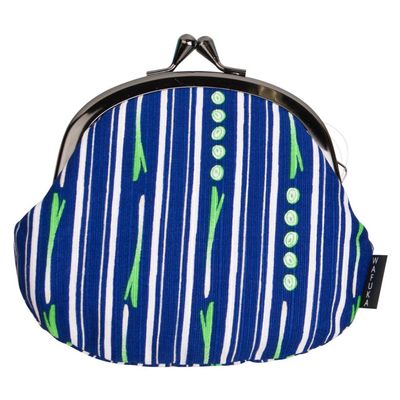 Prairie Dog Japanese Furoshiki Japanese Accessories Gamaguchi Pouch (3.3 Size, Onion Strap), Size: Approx. 4.9 x 4.3 x 1.2 inches (12.5 x 11 x 3 cm)