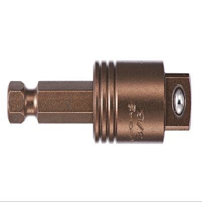 VEGA Industries P175QADB38 Professional Grade Impactech 3/8" Quick Release Socket Adapter, Ball Type, 3", Gunmetal Bronze