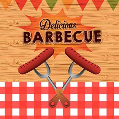 Papillon BBQ Mat hygienic, 49 x 39 x 0.5 cm, Delicious Barbecue