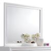 Acme Naima Wood Frame Bedroom Mirror in White view 1
