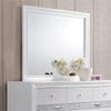 Acme Naima Wood Frame Bedroom Mirror in White view 2