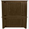 Sawdust City Kitchen Pantry Hutch (Solid Brown) view 1