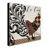 Trademark Fine Art ALI4586-C1818GG "Roosters of Paris II" Decor, 18x18" view 2