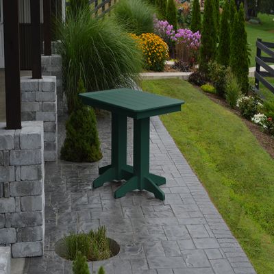 A & L Furniture Dining Table without Hole, Turf Green