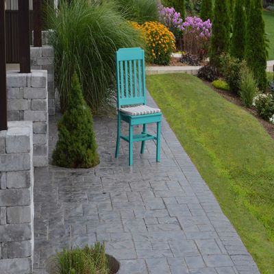 A & L Furniture Traditional Dining Chair, Aruba Blue