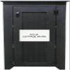 Pine Cabinet with Door and Shelves 24" W x 12.5" D x 46" H (Solid Cottage White) view 1